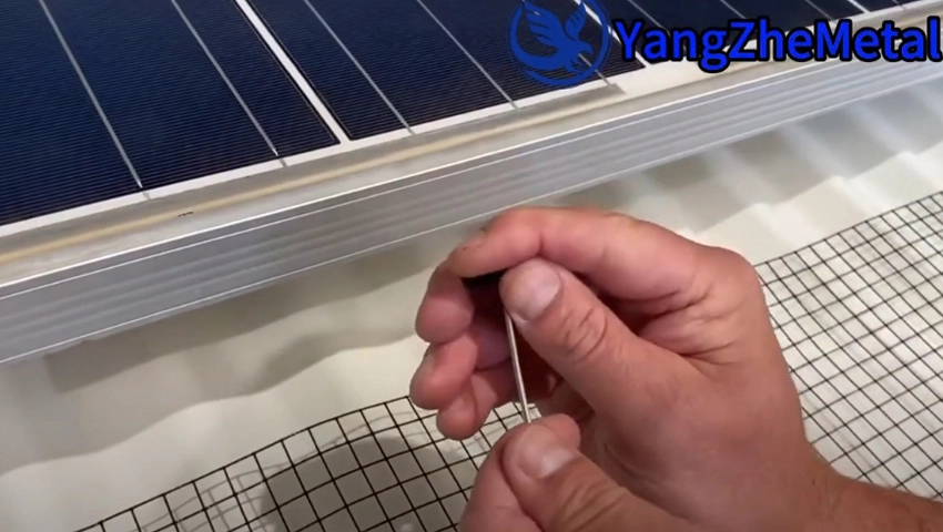 Solar Panel Bird Guard Installation Video